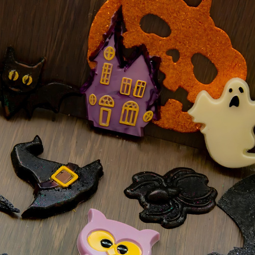 Forma Simples Grande - Bombons Halloween - Cod.10314 -1 Unid