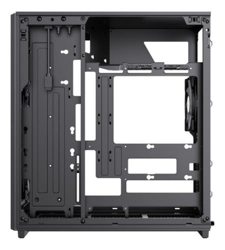 Gabinete Mid Tower Gamemax F46 4 Fan Argb Vidrio Templado Negro