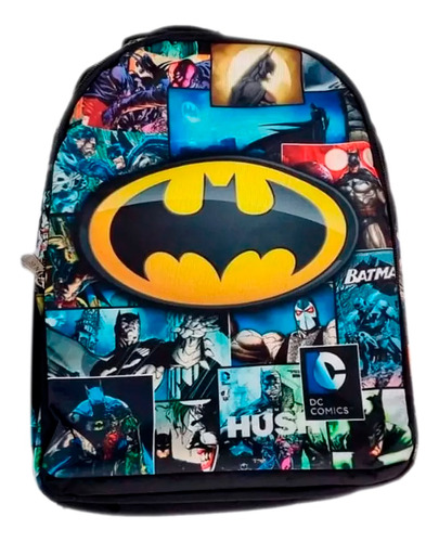 Morral + Cartuchera Comic Batman Estilo Maleta