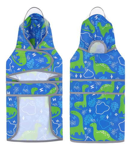 Hde Chubasquero Para Perros Con Capucha Transparente Poncho