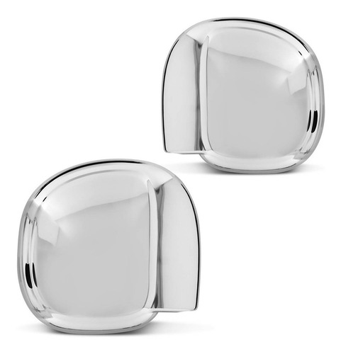 Aplique Retrovisor Cromado F250 F350 1999 A 2012 Sem Pisca