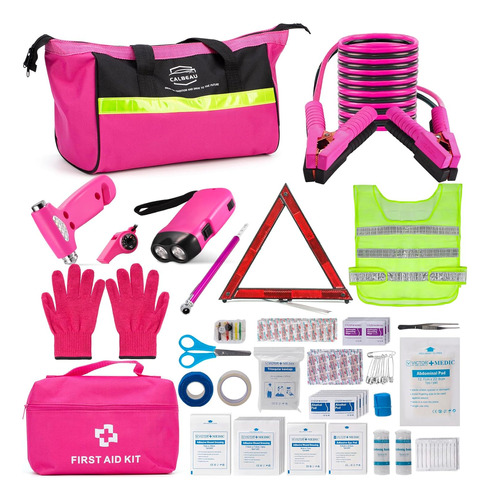 Kit De Emergencia De Automóvil Para Mujer, Kit De Asistencia