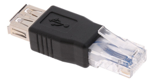- 2x Convertidor De Red Ethernet Rj45 Macho A Usb2.0 Hembra