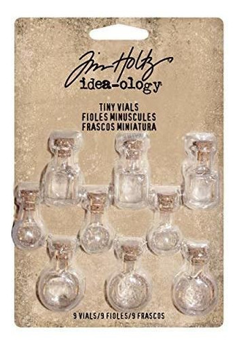 Diminutos Frascos De Cristal De Tim Holtz Idea-logía, Pack D