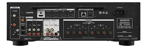 Receptor estéreo 2 canais onkyo TX-8470 wi-fi bluetooth HDMI USB