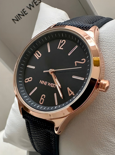 Reloj Mujer | N W | 2836rgnv | Bonito | Regalo | Original Azul Marino Rosa Dorado Azul Marino
