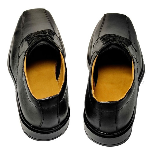 Zapatos Colegio Cuero Negro Colegial Niño Hombre | Cuotas sin interés