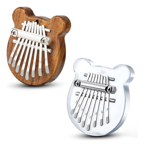 Mini Piano De Pulgar Kalimba De 2 Piezas Para Niños Y Adulto