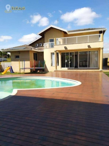 Imagem 2 de 30 de Casa Com 4 Dormitórios À Venda, 450 M² Por R$ 1.800.000,00 - Condomínio Palmeiras Imperiais - Salto/sp - Ca1436