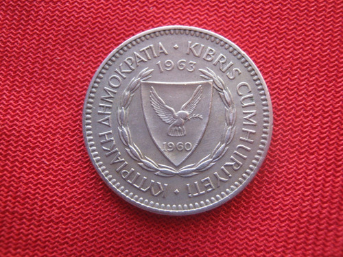 Chipre 50 Mils 1963 
