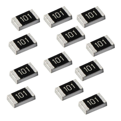 100 Pzs Resistor 100ohms 1/8w Smd 0805 0805w8j0101t5e