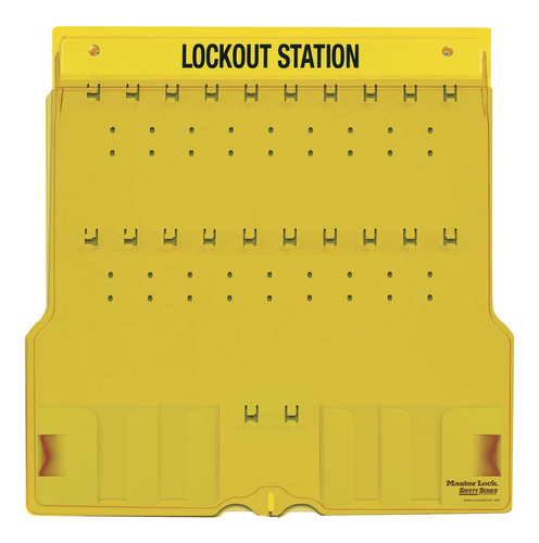 Master Lock - Paquete De 20 Estaciones De Bloqueo 1484b Con 