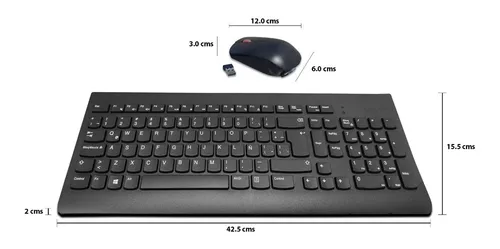 Kit De Teclado Y Mouse Lenovo Essential Inalambrico Espa ol