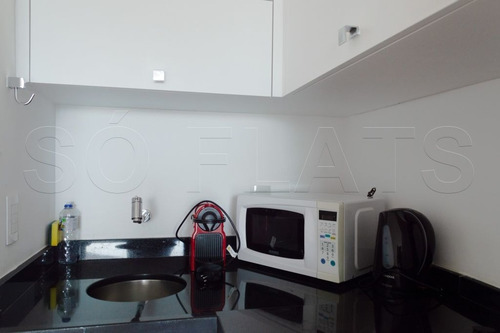 Imagem 12 de 15 de Excelente Flat Fora Do Pool No Itaim Bibi Com Vaga De Garagem. - Sf26942