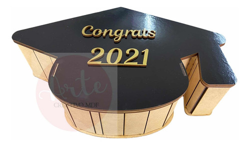 Pack 13 Cajas Para Regalo Graduación En Forma De Birrete