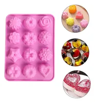 Comprar Molde De Silicon Flores Surtidas Para Jabones Gelatinas Diy