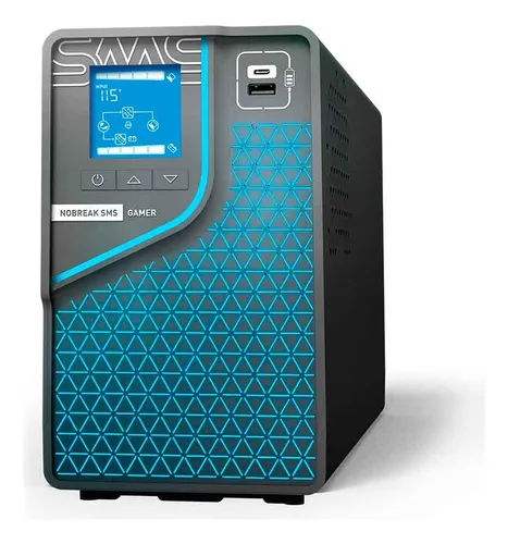 Nobreak Sms 29601 Gamer 2000va/1400w Senoidal Interativo 29601 Preto Menor preço em Nobreak Sms 29601 Gamer 2000va/1400w Senoidal Interativo 29601 Preto