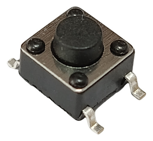 Push Button 4 Pines Boton Smt 6x6x5 Mm (100 Piezas)