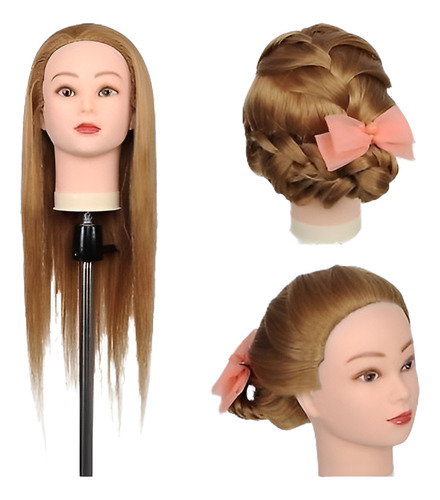 24 Cabeza De Peluquería Formación Práctica Maniquí 50% Cabe