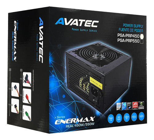 Fuente De Poder Avatec 450w Enermax (prp450w)