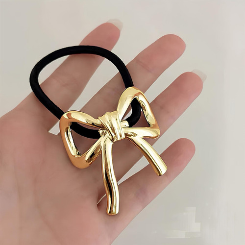 Gold Hair Ties, Metal Hair Band, Hair Tie Bracelets For