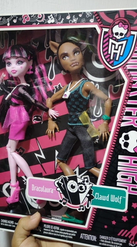 Muñeca Monster High Draculaura Y Cladw 