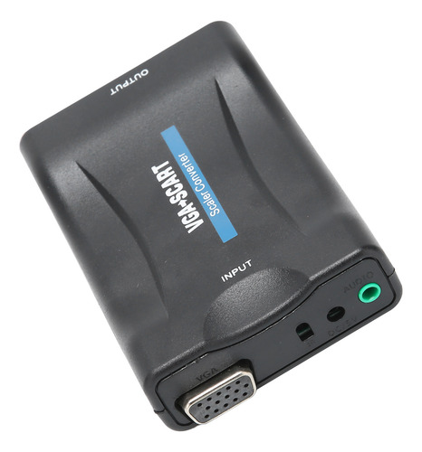 Convertidor De Video Vga A Scart, Adaptador Hd, Suministros