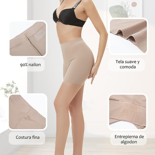Paquete De 3 Boxer Tipo Shorts Invisible, Boxer Mujer