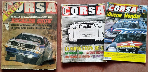 Lote De 3 Revistas Corsa 1 Rally