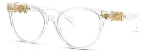 Lentes De Vista TraslĂșcido Versace Ve333414853 S TraslĂșcido