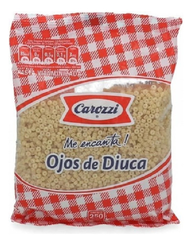 Fideos Carozzi 400gr Ojo De Diuca (5uni)super