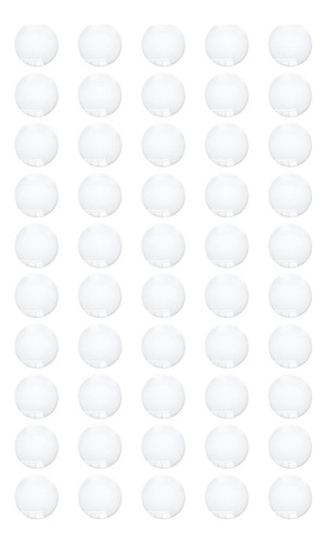 Parte Posterior Plana Semicircular Para Hacer 10mm 50 Piezas