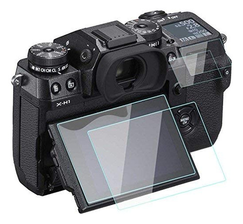 2 Pack Fujifilm X-h1 Xh1 Protector De Visualizacion Lcd