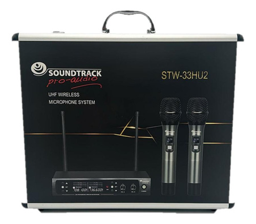 Micrófono Inalámbrico Soundtrack Stw-23hu2, Xlr, Cardioide Color Negro