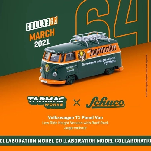 Volkswagen Kombi Jagermeister - 1:64 - Tarmac Works