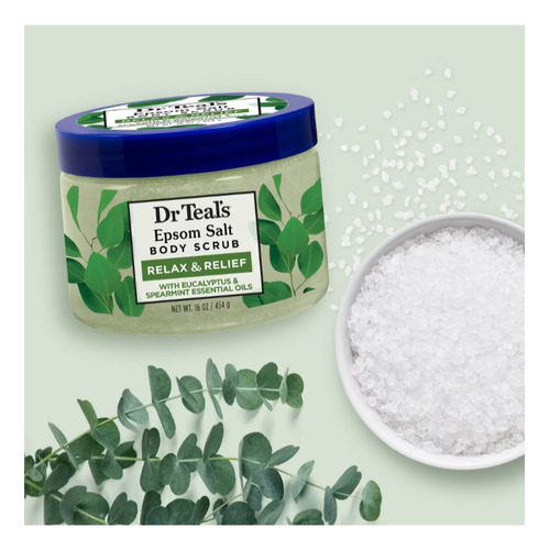 Dr Teal's Exfoliante Corporal Relax Y Relief Salt Body Scrub Eucalipto