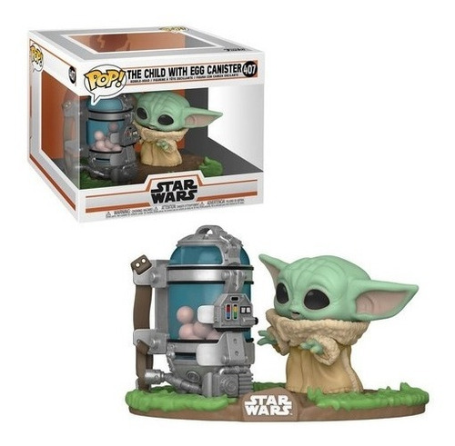 Funko  Pop, The Child Con  Huevo Canister, Star Wars Mod 407