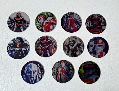Tazos Vr Troopers Pepsico Impecables Sin Detalles X 10 (Usado)