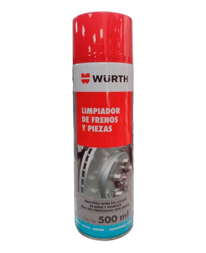 Limpiador De Frenos Y Piezas Wurth 500ml