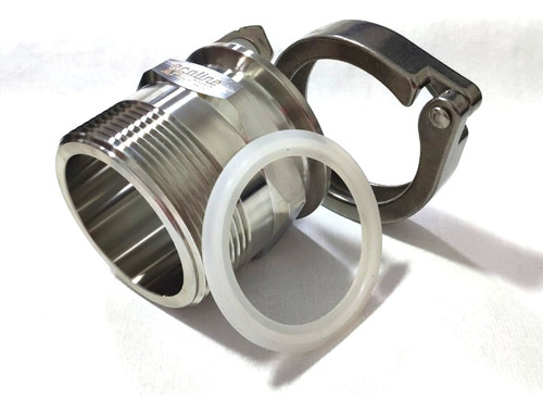 Jgo De Conector Clamp, Empaque Y Abrazadera T304 De 2pg