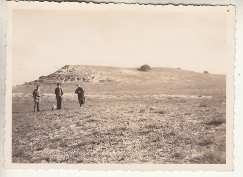 Antigua Fotografia Real En El Cerro San Bautista Uruguay 