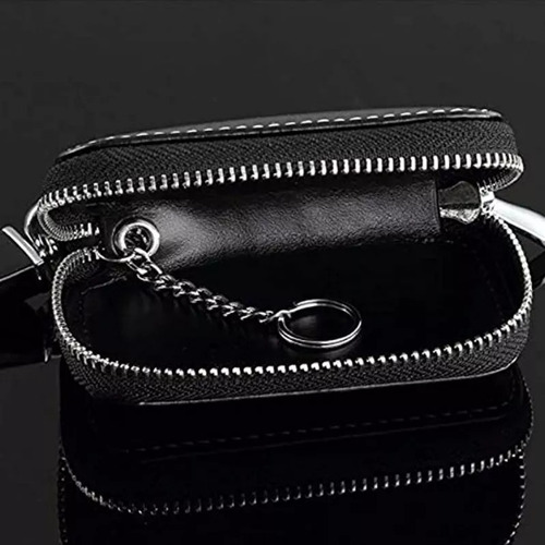 Capa Protetora Couro Porta Chave Audi A3 A4 A1 A5 S2 S3 Q3 Cor Preto