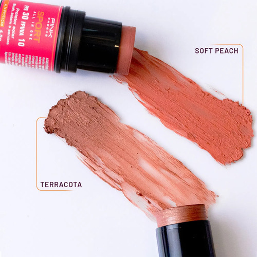 Blush, Batom E Sombra Mini All In One 4,5g Pink Cheeks Cores