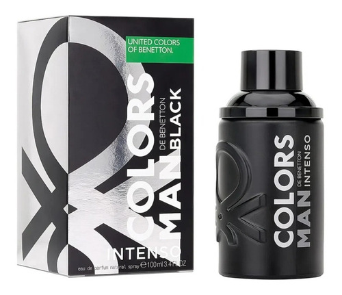 Perfume Benetton Colors Black Intenso Caballero Original