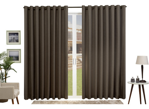 Cortina Para Casa De Luxo 6,30x2,60 Altura Blackout Cores