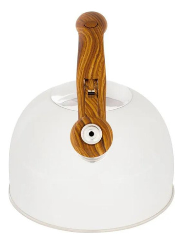 Tetera 2.5lt Acero Inoxidable Blanco Mor