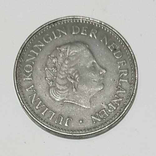 Moneda De 1 Guiden Antillas Holandesas. 1970