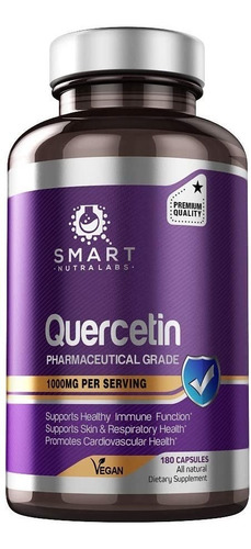 Quercetina 1000mg Smart Nutra L - Unidad a $1283