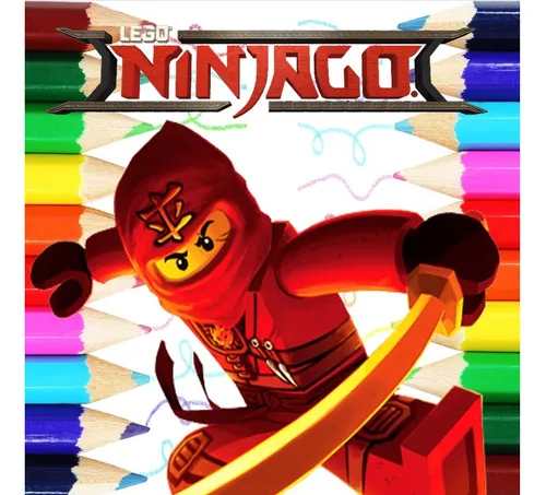 Desenho de Lego Ninjago Ninja Verde para colorir