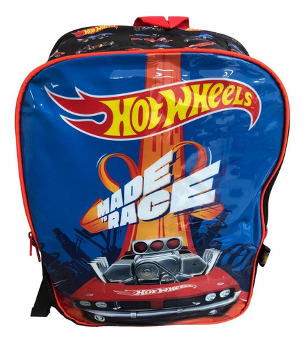 Mochila Escolar Com Alça De Costas Hot Wheels Juvenil Luxcel